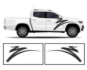 Rocker Panel Livery Self Healing Vinyl Side Graphics #006 fits All Trucks 4 x4 S - Picture 1 of 14