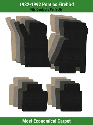 Lloyd Velourtex Front & Rear Row Carpet Mats for 1982-1992 Pontiac Firebird  - Image 1 of 4