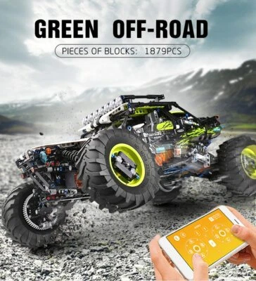 High-Tech Remote Control All Terrain Off-Road Climbing Truck Car Building Blocks - Image 1 of 4