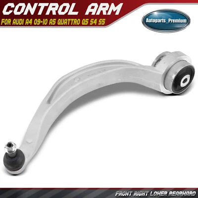Front Right Lower Rearward Control Arm for Audi A4 2009-2010 A5 Quattro Q5 S4 S5 - Image 1 of 4