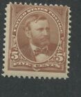 1894 US Stamp #255 5c Mint Hinged Average Original Gum Catalogue Value $110