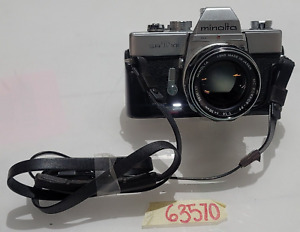 Vintage MINOLTA SRT 101 SLR 35mm Film Camera MC Rokkor PF 1:1.4 f=58mm 5826137