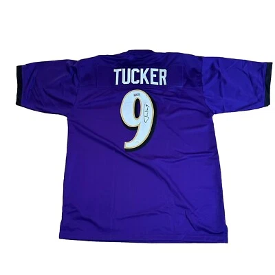 Justin Tucker Autographed Baltimore Ravens Jersey NFL JSA Certified COA - Image 1 of 3