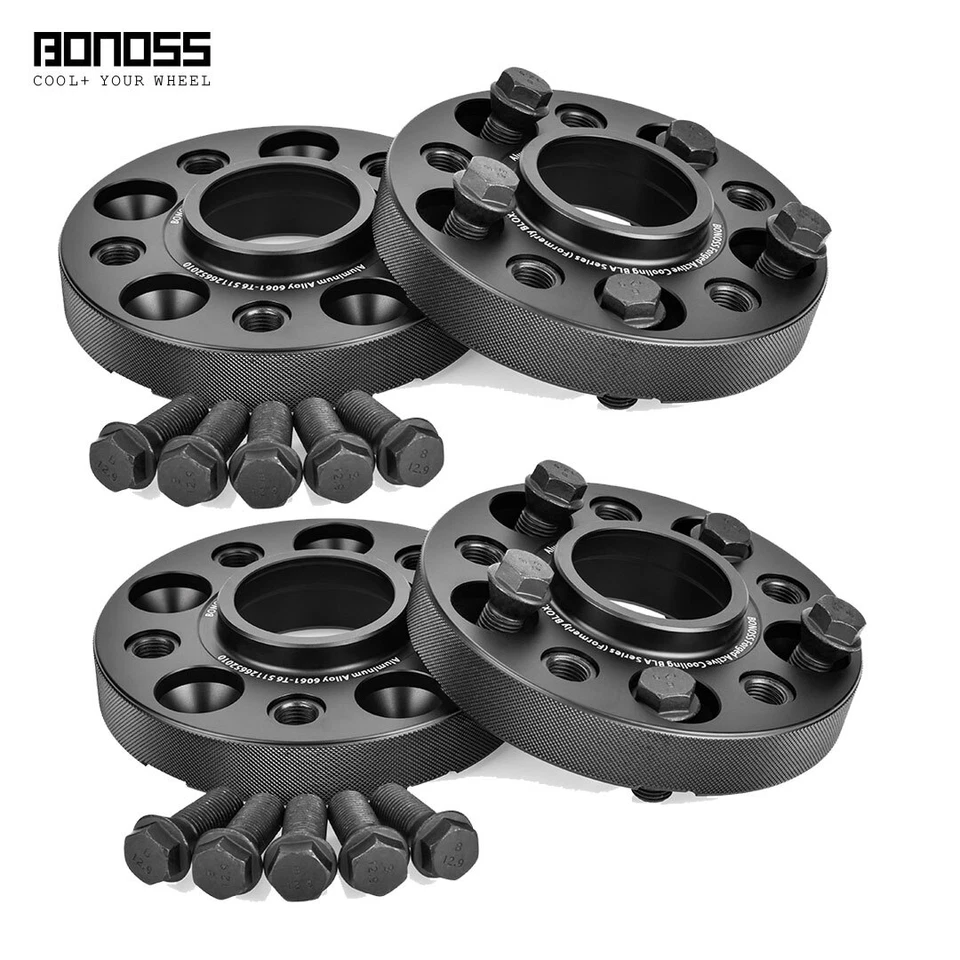BONOSS 4Pcs 25mm Hubcentric Wheel Spacers for BMW M4 F82 F83 F32 F33 2015-2018 - Изображение 1 из 4