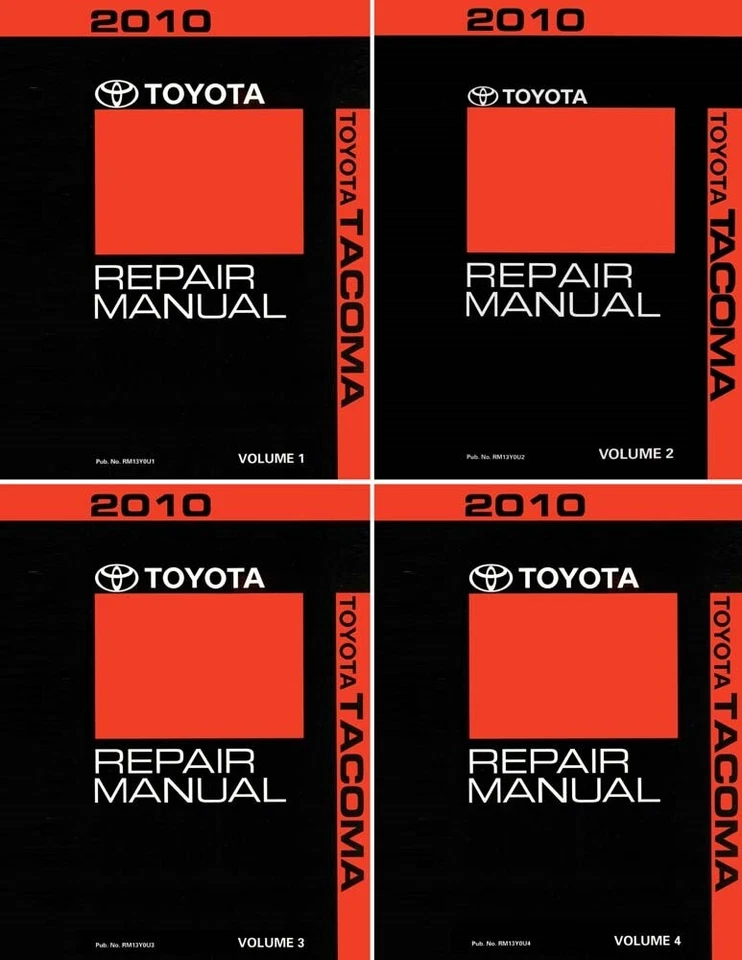 Juego completo manual de reparación de taller Toyota Tacoma 2010 Foto 1 de 1