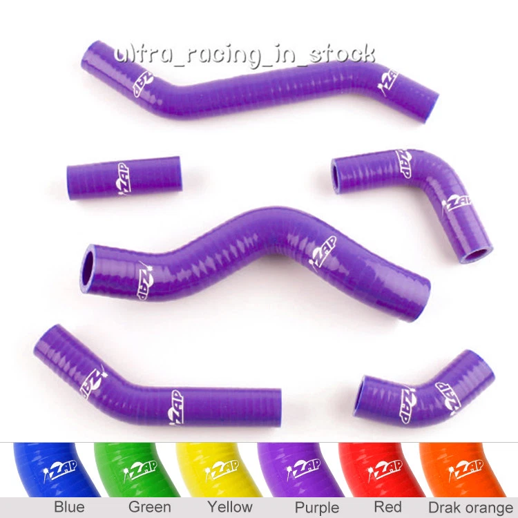 Manguera de refrigerante de radiador de silicona ZAP para Kawasaki KLX450F 08 09 2010 tubo púrpura Foto 1 de 1