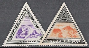 NICARAGUA:1947 SC#706-07 MH   AJ1261 - Picture 1 of 2