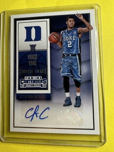 2015 Panini Contenders Quinn Cook Rookie Auto Draft Ticket Duke