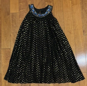 Blush By Us Angels Black Beaded Girls Dress Size 10 - Picture 1 of 2