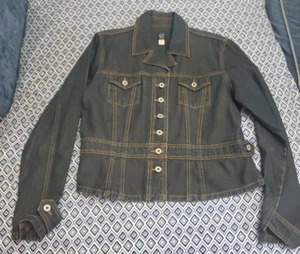 Gap Jean Denim Jacket Size XL Button Women’s - Picture 1 of 18