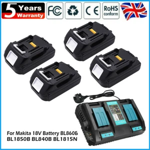 Batería para Cargador Makita 18V BL1860B BL1850B BL1815N Li-Ion LXT Actualizado 1.5Ah - Imagen 1 de 27