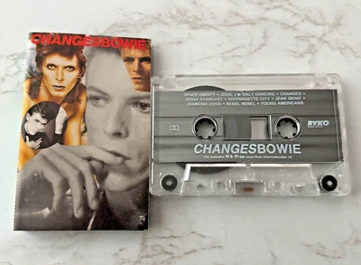 David Bowie Changesbowie CASSETTE Tape 1990 Ryko RACS-20171 Fashion RARE! OOP! - Image 1 of 3