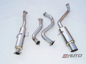 INVIDIA N1 101mm Stainless Tip Catback Exhaust for Honda CRX CR-X EF8 ED9 88-91 - Picture 1 of 3