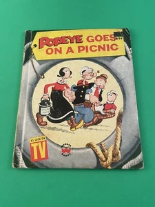 Popeye Goes on a Picnic by Newell Vintage 1978 Wonder Hardcover HC Kids Children - Picture 1 of 7