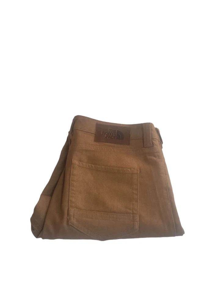 Pantalones de mezclilla The North Face para mujer talla 8 marrón ajustados pierna recta informales al aire libre Foto 1 de 4
