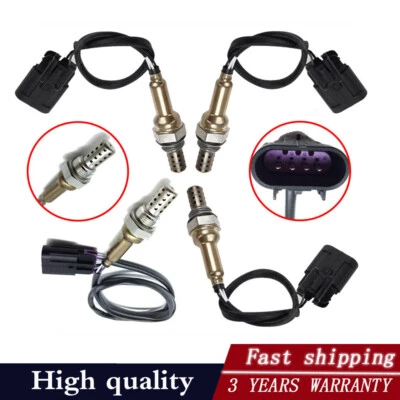 Sensor de oxígeno aguas arriba + aguas abajo 4 piezas para Hyundai Entourage Sonata y Kia Sedona 3,8 L Foto 1 de 4