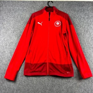 Chaqueta deportiva de fútbol americano North Adelaide FC Puma para hombre roja mediana manga larga - Imagen 1 de 8