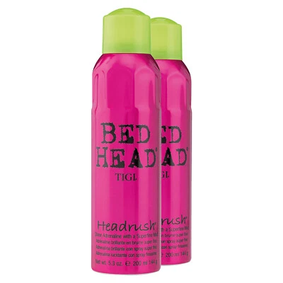 TIGI Bed Head HEADRUSH Glanzspray Shine Spray 2x 200 ml