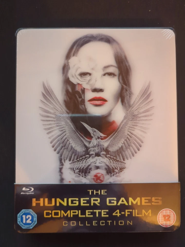 The Hunger Games Complete 4 Film Collection Blu Ray Lenticular Steelbook