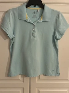 Camisa polo de golf Lacoste vintage para mujer manga corta Izod Preppy talla grande. - Imagen 1 de 6