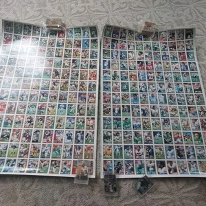 1991 Topps Football Cards Uncut Sheets (4) Rolled in Tube - Bild 1 von 15