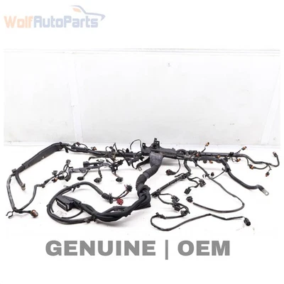 2012-2014 PORSCHE CAYENNE 4.8L - Engine Wiring Harness 94860700807 - Image 1 of 4