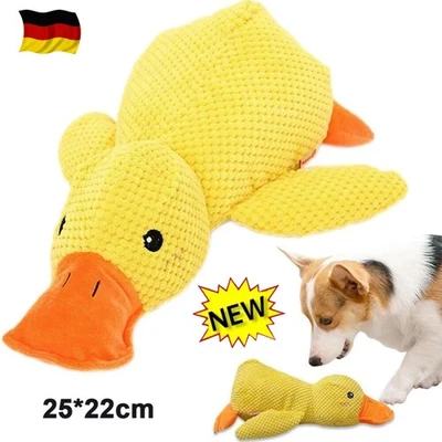 Antistress Ente Hund, Antistress Ente Plüsch Kauspielzeug InteraktiveSpielzeug - Bild 1 von 4