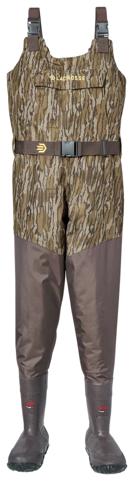 LaCrosse 736128 Wetlands Insulated Boot-Foot Chest Waders for Men - Mossy Oak - Image 1 of 4