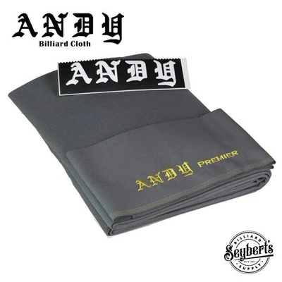 ТКАНЬ ЭНДИ PREMIER — АКУЛИЙ СЕРЫЙ для стола 9 футов - Изображение 1 из 4