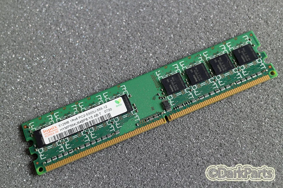 Hynix HYMP564U64BP8-Y5 PC2-5300U-555-12 512MB Memory RAM DDR2-667Mhz - Imagen 1 de 1