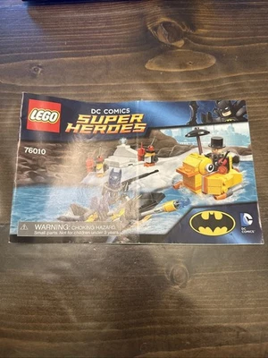 LEGO® DC Comics 76010 Batman: The Penguin Face Off Instruction Manual Only! - Image 1 of 2