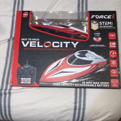 Velocity Force One радиоуправляемая высокоскоростная гоночная лодка - Изображение 1 из 3
