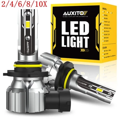 9006 E2 Serie HB4 LED Faros Bombillas Luz Baja Blanco Kit Brillante AUXITO 2/4X Foto 1 de 4