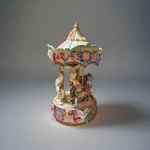 Vintage 10,5" viktorianisches Karussell Karussell Karussell - Bild 1 von 8