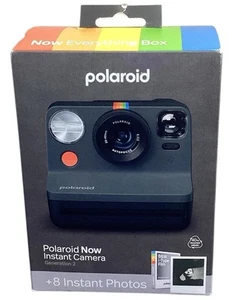 Polaroid NOW Instant Camera Gen 2 Black I-Type Instant Camera + Film Bundle NEW - Picture 1 of 3
