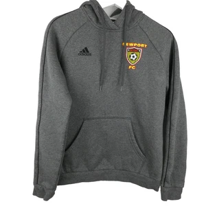 Adidas Newport FC Soccer Hoodie Sweatshirt Youth Medium (12-14) Gray Worn Once - Picture 1 of 17