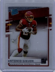 2020 Panini Chronicles Clearly Donruss Rated Rookie Autographs Antonio Gibson - Picture 1 of 2
