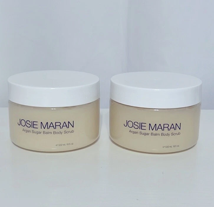 Josie Maran Argan Sugar Balm Body Scrub 18 oz. - Vanilla Lemon Set Of 2 - Image 1 of 1