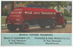 1940 Benzin Lieferwagen Werbung - Tintenlöscher, tolles Bild, Minnesota - Bild 1 von 2