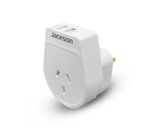 Outbound UK & Hong Kong Travel Adaptor w/ 2 x USB Charge Ports - Picture 1 of 2