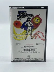 Rick Springfield Comic Book Heroes 1973 Cassette Tape TESTED - Picture 1 of 5