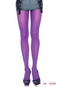 SEXY Tights Matte Socks PURPLE One Size Underwear Lingerie Fashion GLAMOUR! - Picture 1 of 1