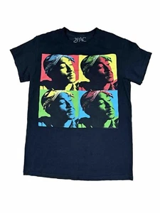 Tupac Grafikdruck T-Shirt Herren Größe Small schwarz 2Pac Marke 100 % Baumwolle - Bild 1 von 6