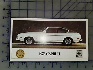 1976 Mercury Capri Brochure Post Card Sheet - Foto 1 di 2