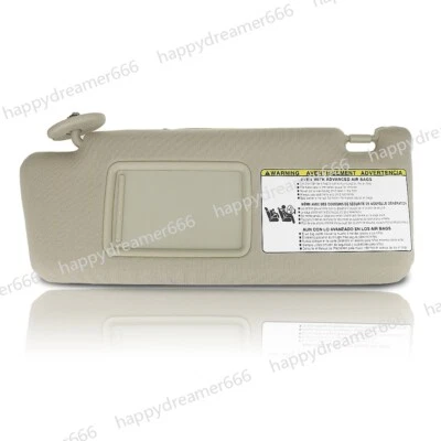 Left Tan Sun Visor for Toyota Tacoma 2005 2006 2007 2008 2009-2012 W/O Light 1PC - Image 1 of 4