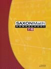 Saxon Math Homeschool 76 7/6 Fourth Edition Student Text Book Grade 6 NEW 