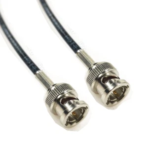 BNC Male BELDEN 4855R 12G SDI Mini Coax Cable Kable 4K Ultra High Definition lot - Picture 1 of 3