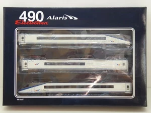 Electrotren H0 RENFE Alta Velocidad EMU S-490 Alaris Azul y Blanco Época V DC E3465 - Imagen 1 de 12