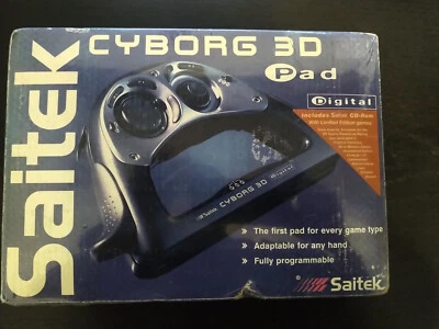 SAITEK CYBORG 3D DIGITAL PAD RETRO PC CONTOLLER  NEW SEALED - Image 1 of 2
