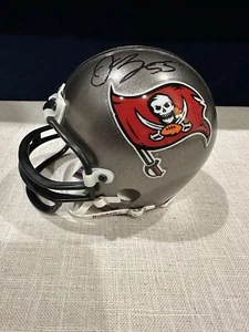 Derrick Brooks Tampa Bay Buccaneers Riddell Mini Helmet PSA DNA Cert - Picture 1 of 5